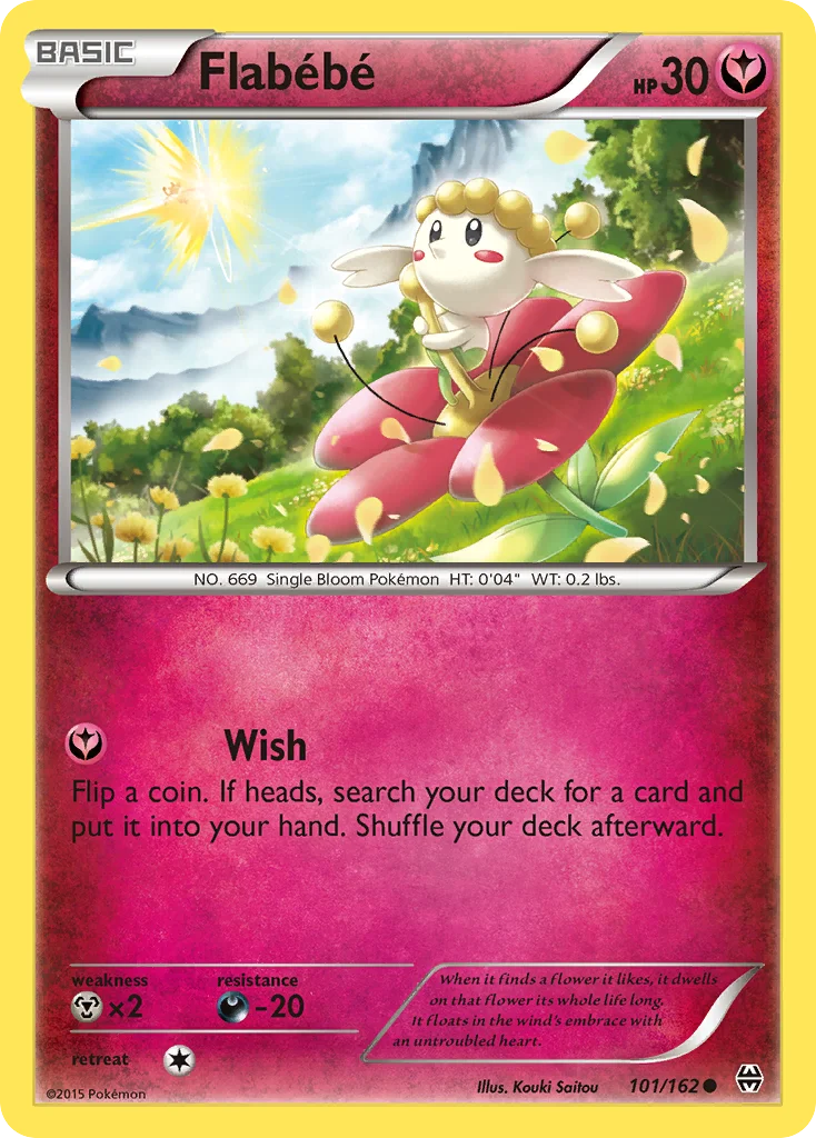 Flabébé Pokemon card