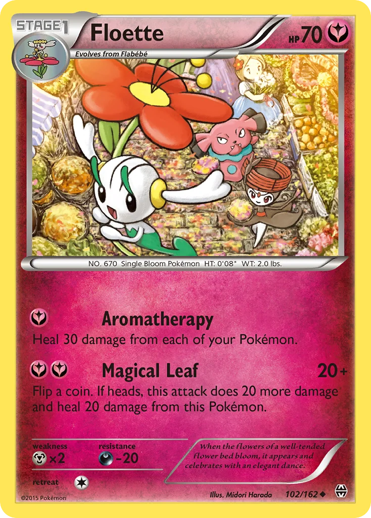 Floette Pokemon card