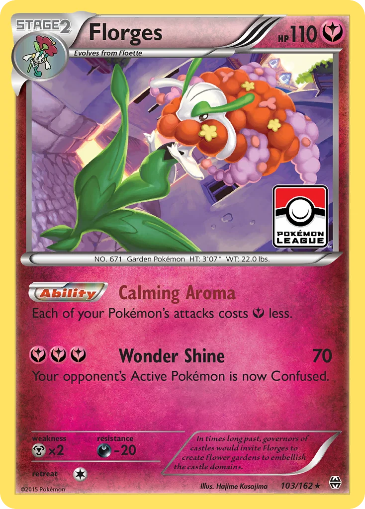 Florges Pokemon card