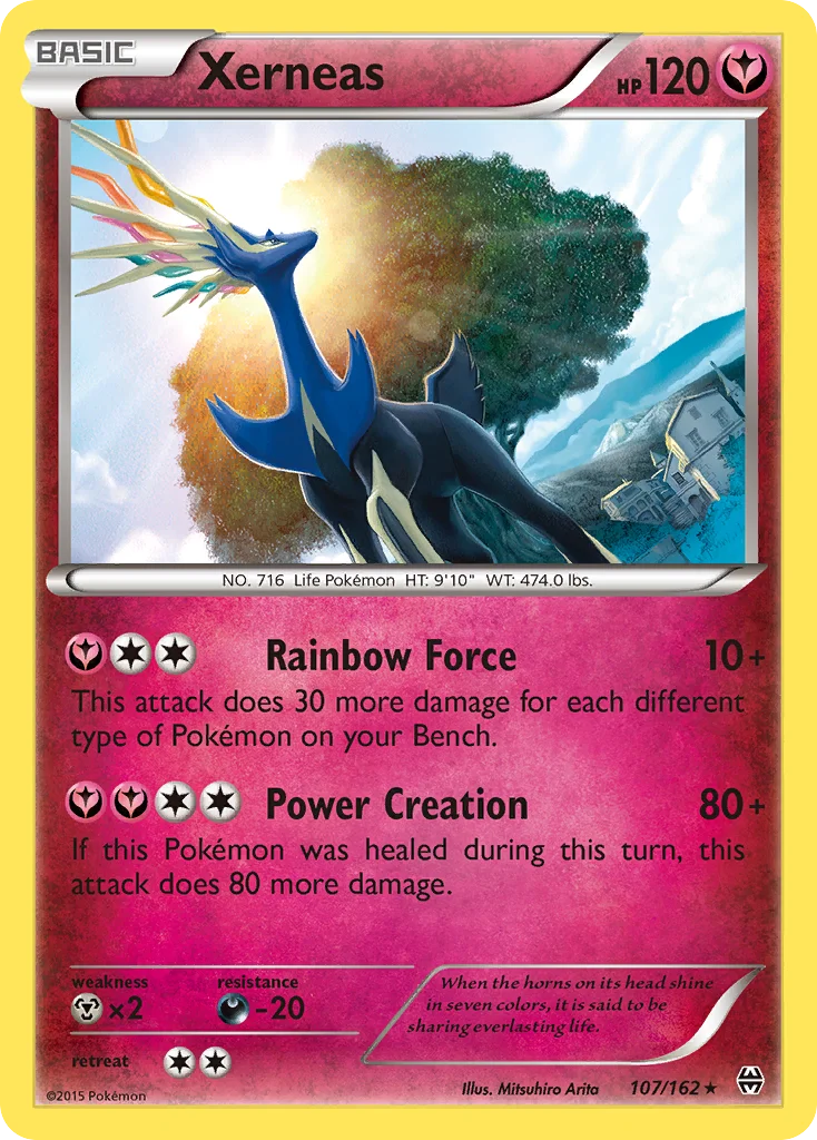 Xerneas Pokemon card