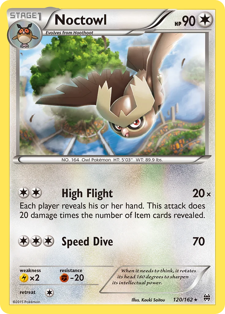Noctowl Pokemon card