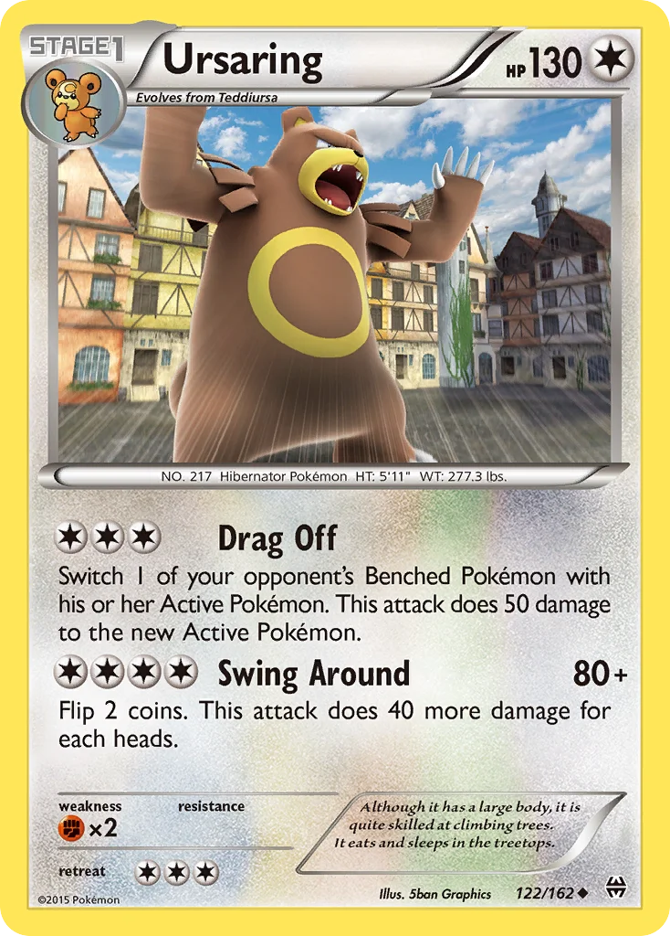 Ursaring Pokemon card