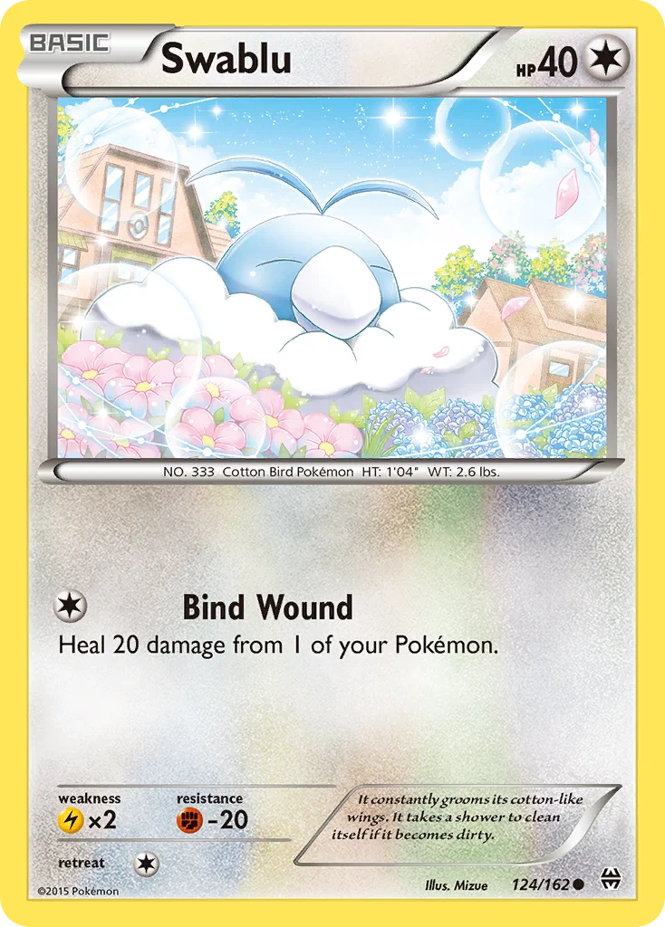 Swablu Pokemon card