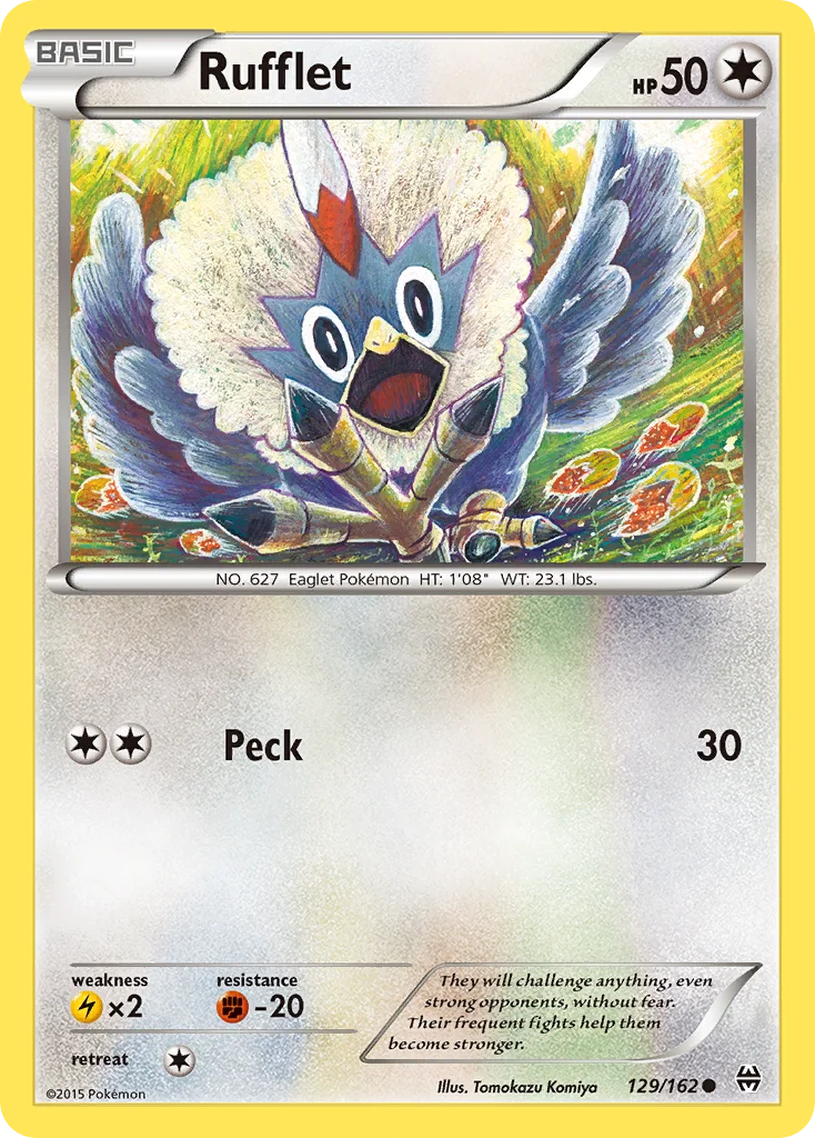 Rufflet Pokemon card