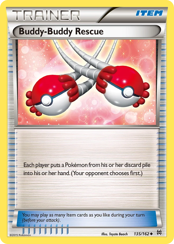 Buddy-Buddy Rescue Pokemon card
