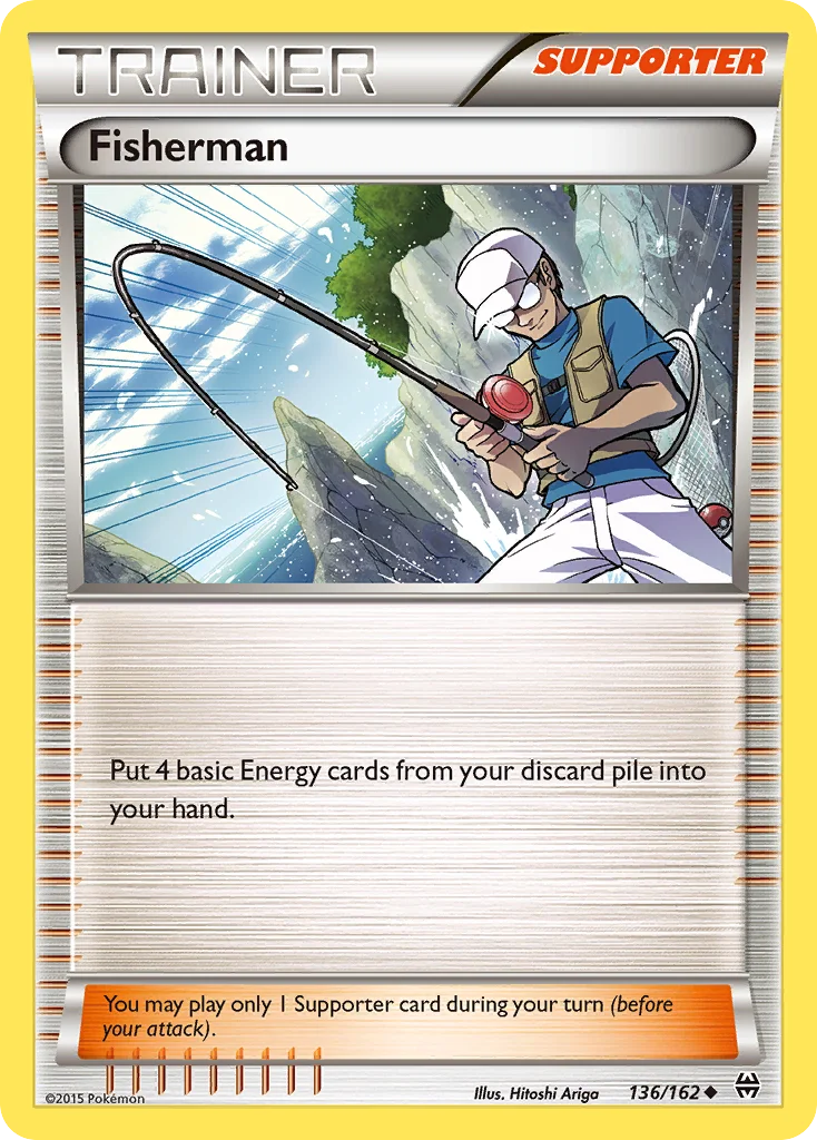Fisherman Pokemon card