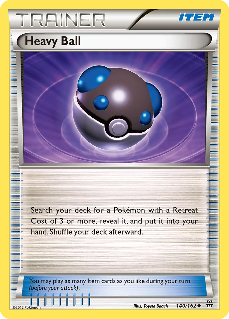 Heavy Ball Pokemon card