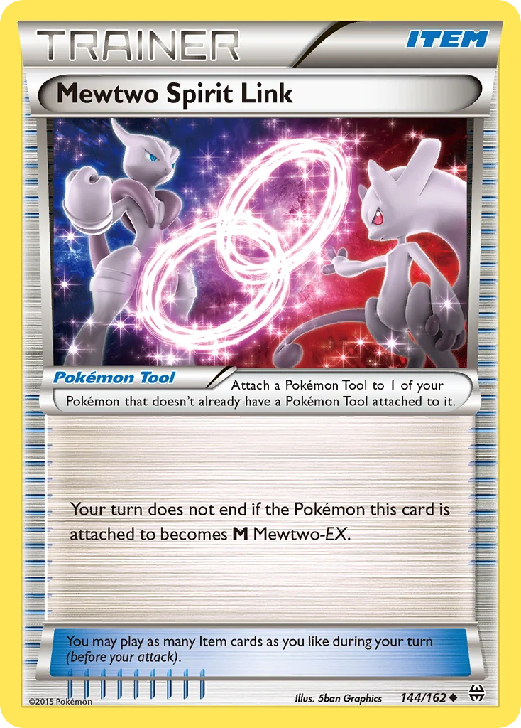 Mewtwo Spirit Link Pokemon card