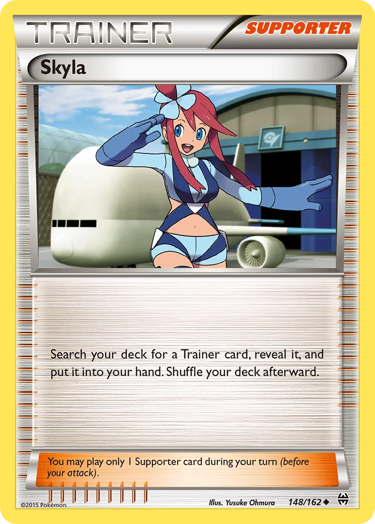 Skyla Pokemon card