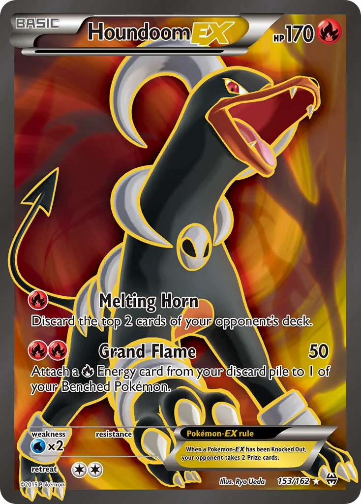Houndoom-EX Pokemon card