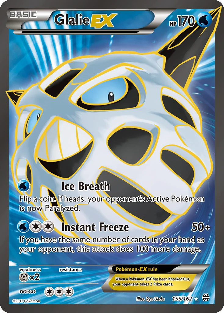 Glalie-EX Pokemon card