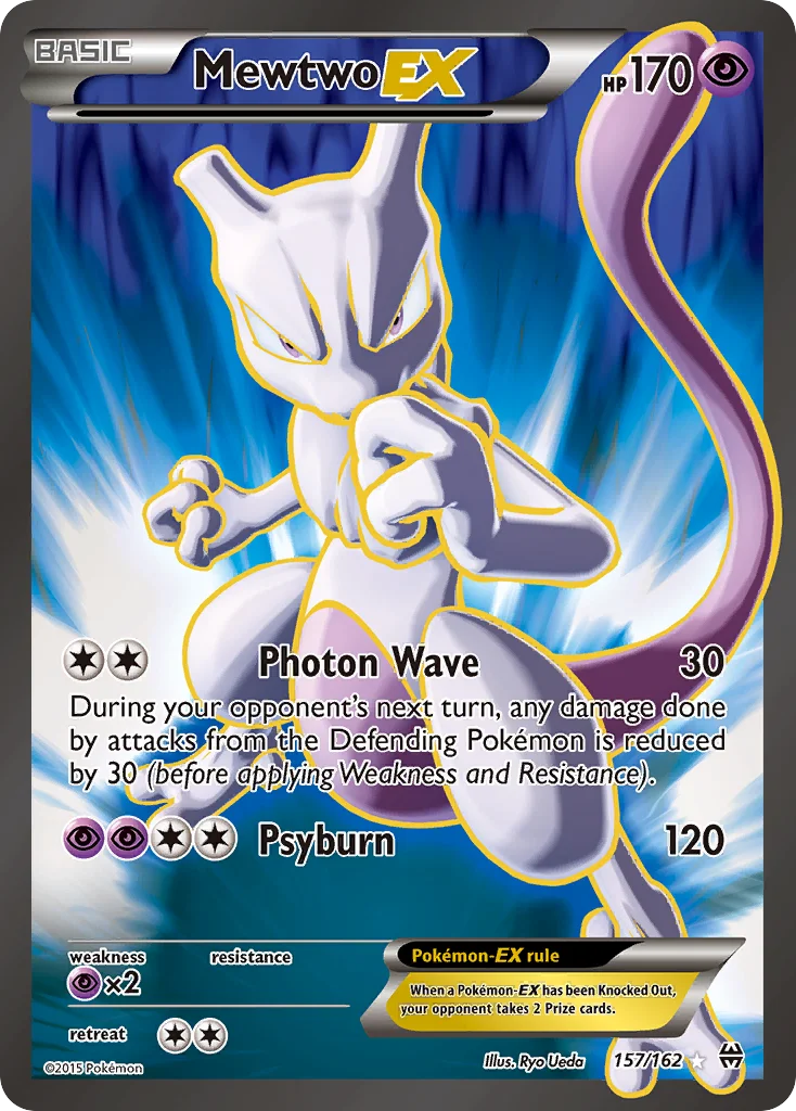 Mewtwo-EX Pokemon card