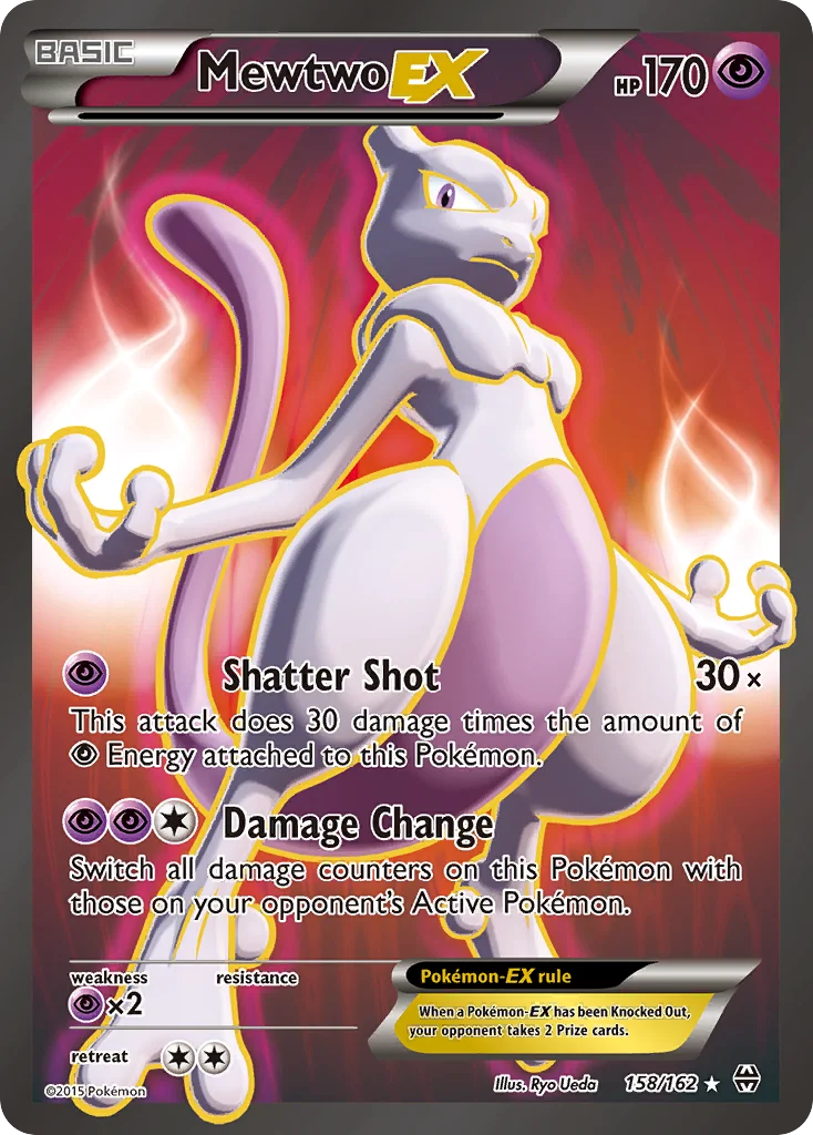 Mewtwo-EX Pokemon card