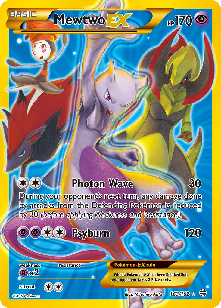Mewtwo-EX Pokemon card