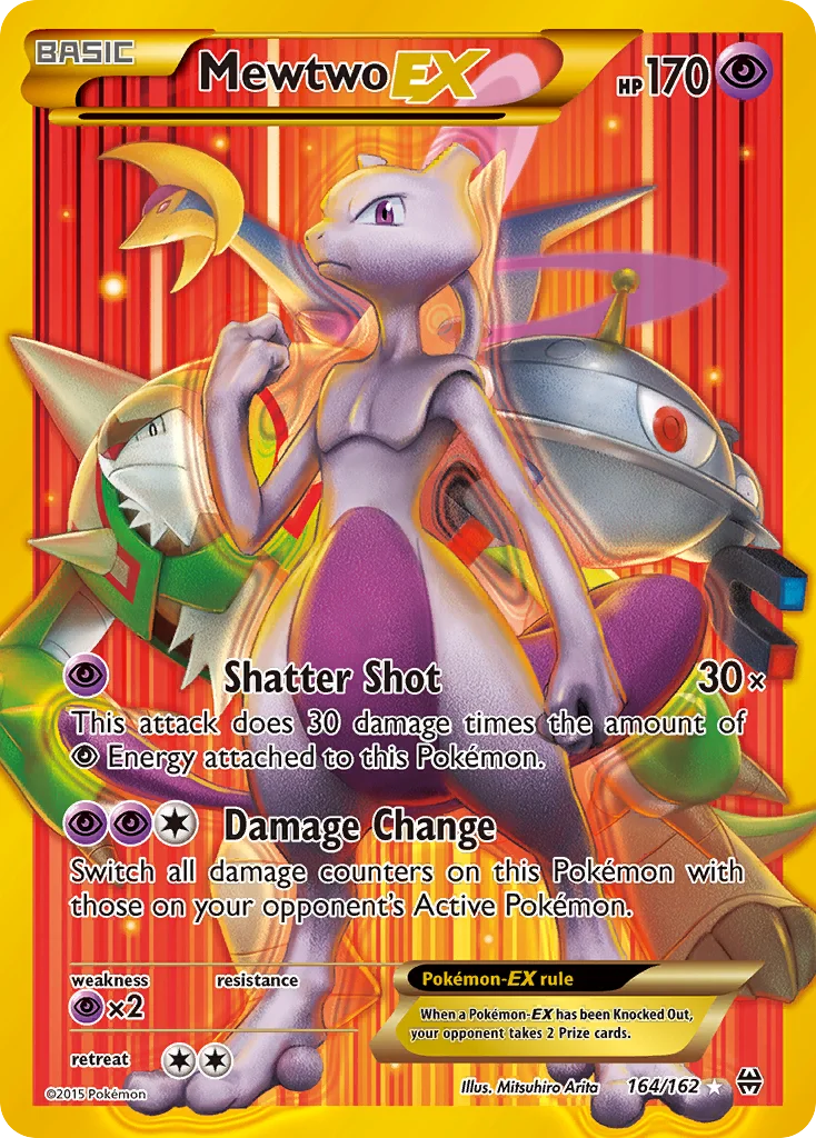 Mewtwo-EX Pokemon card