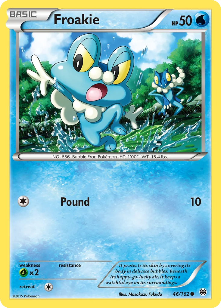 Froakie Pokemon card