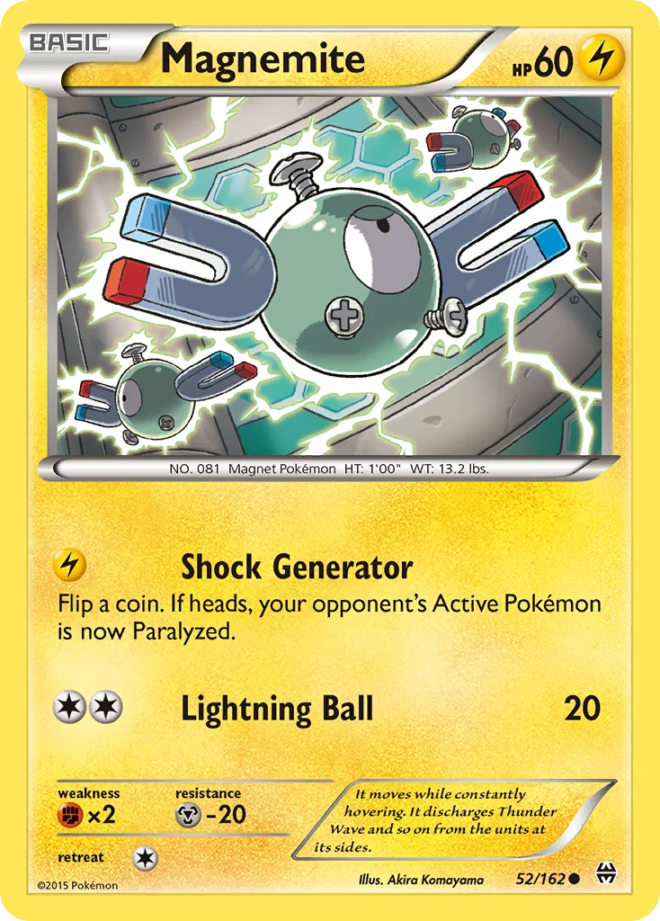 Magnemite Pokemon card