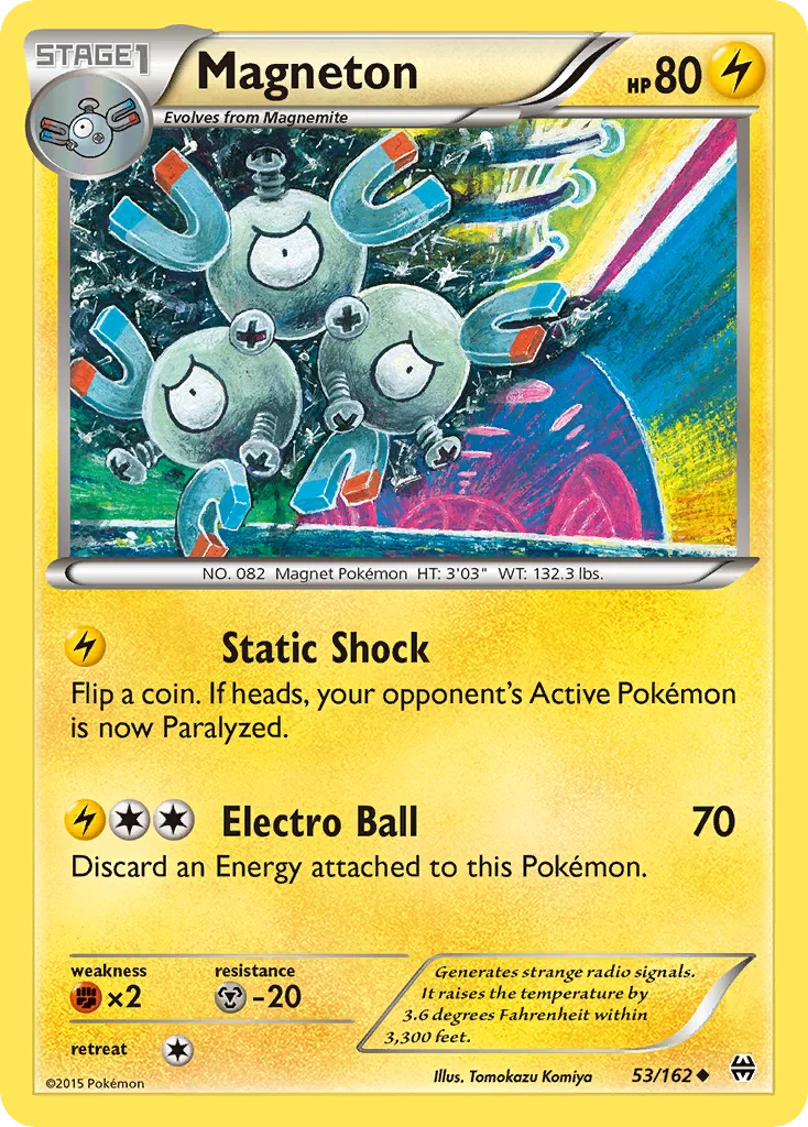 Magneton Pokemon card