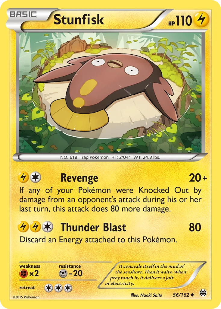 Stunfisk Pokemon card