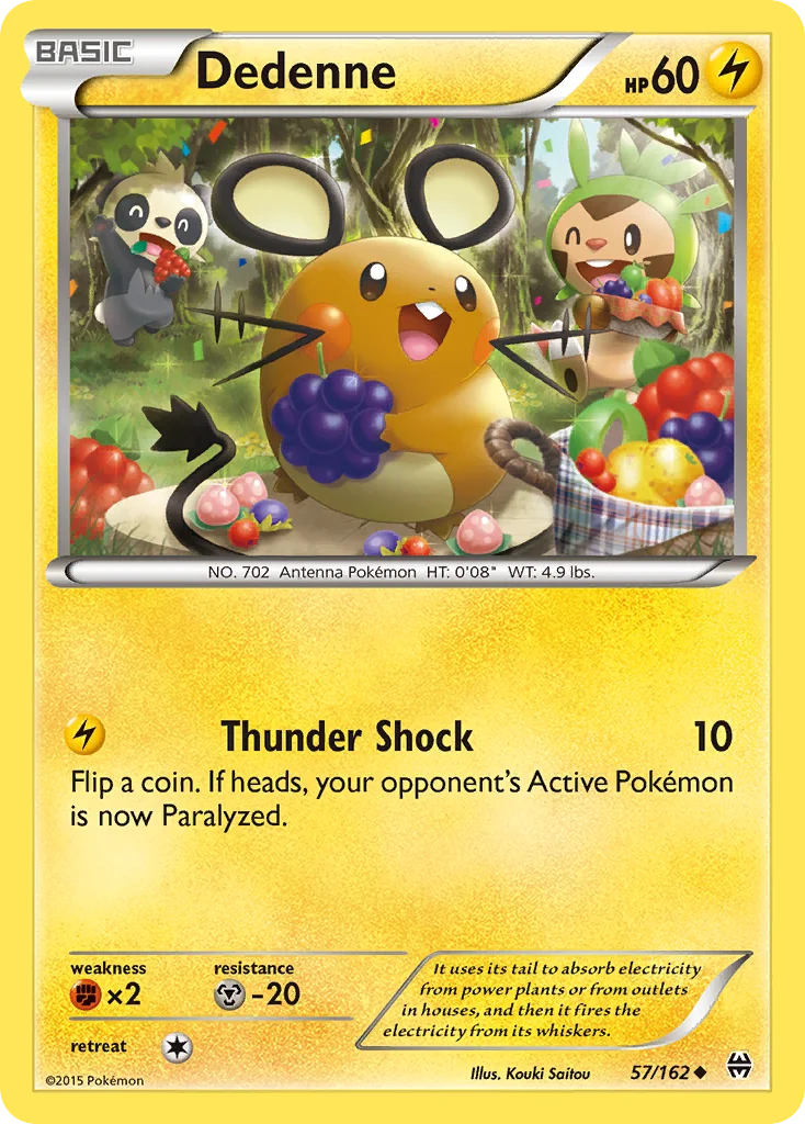 Dedenne Pokemon card