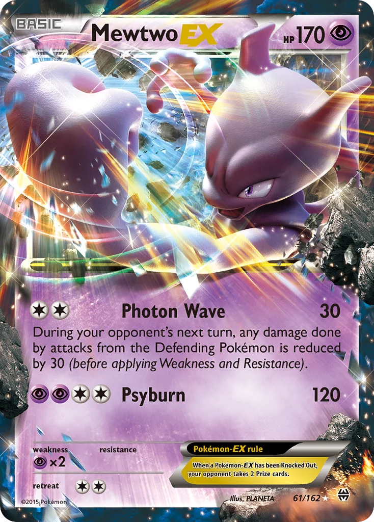 Mewtwo-EX Pokemon card