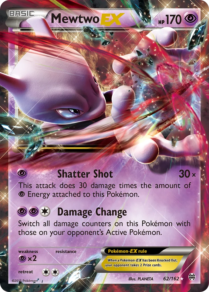 Mewtwo-EX Pokemon card