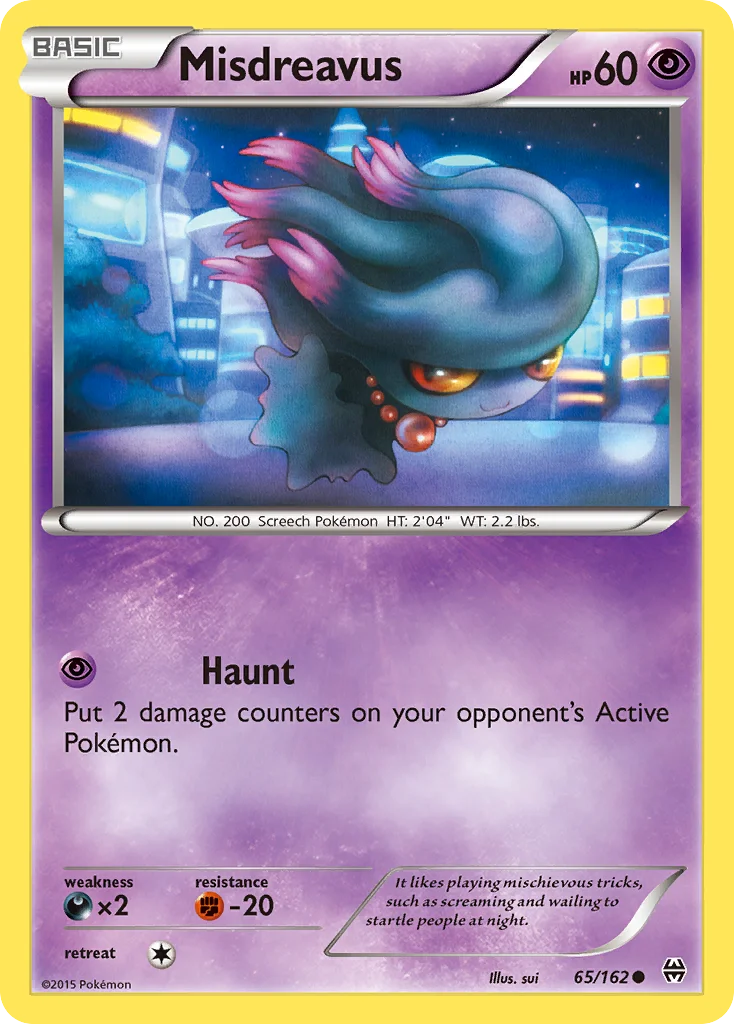Misdreavus Pokemon card