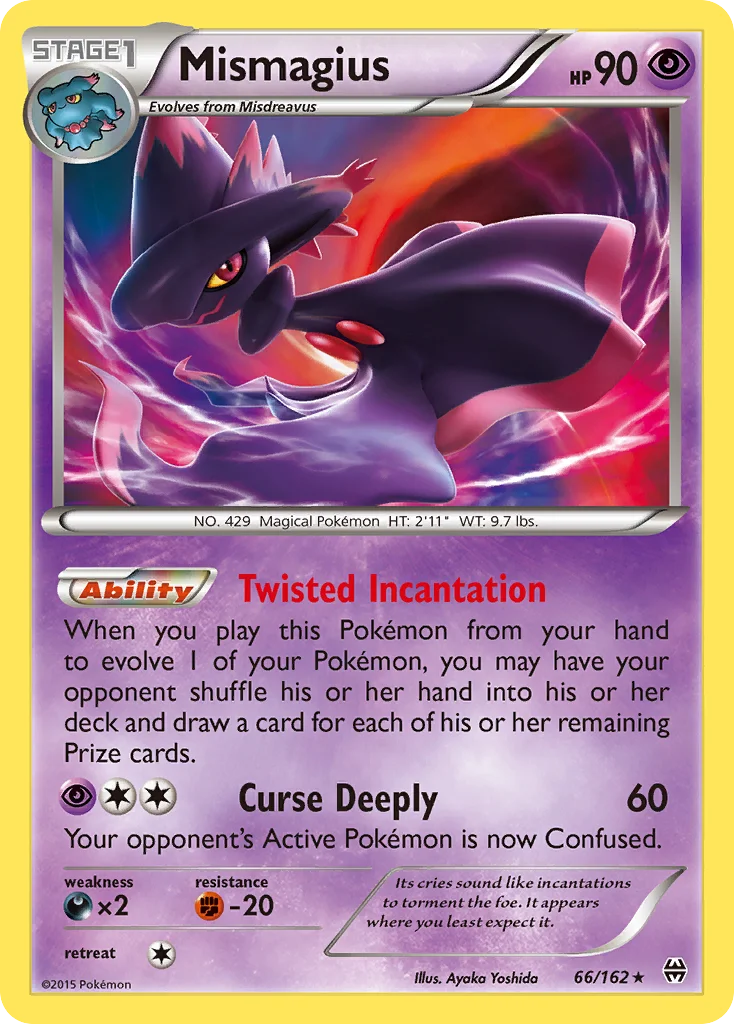 Mismagius Pokemon card