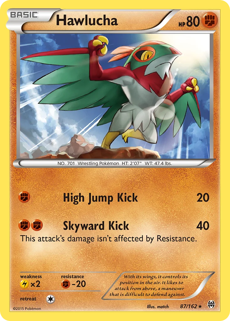 Hawlucha Pokemon card