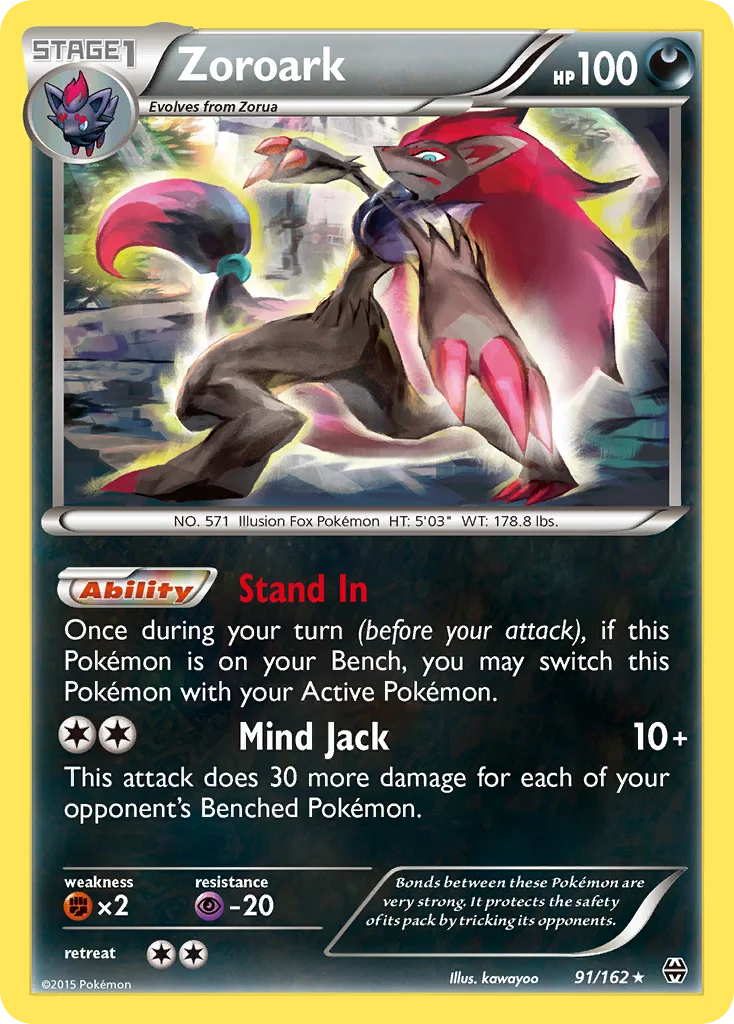 Zoroark Pokemon card