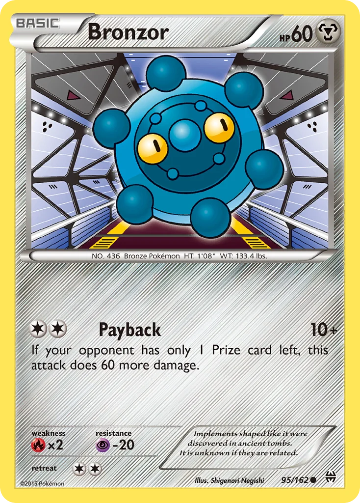 Bronzor Pokemon card