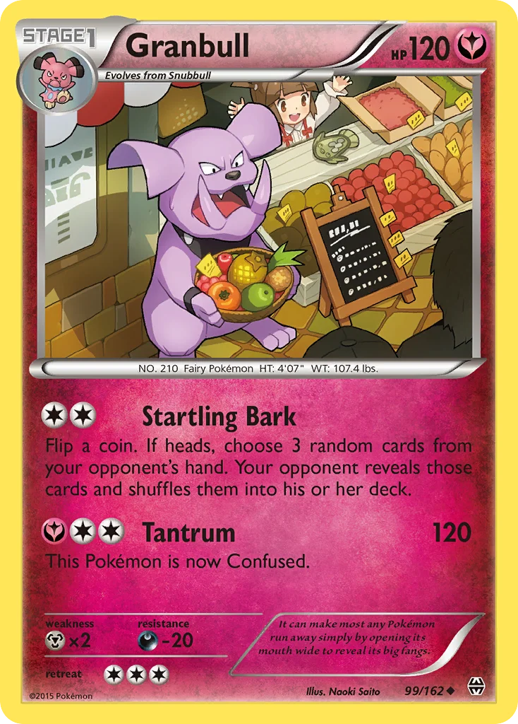 Granbull Pokemon card