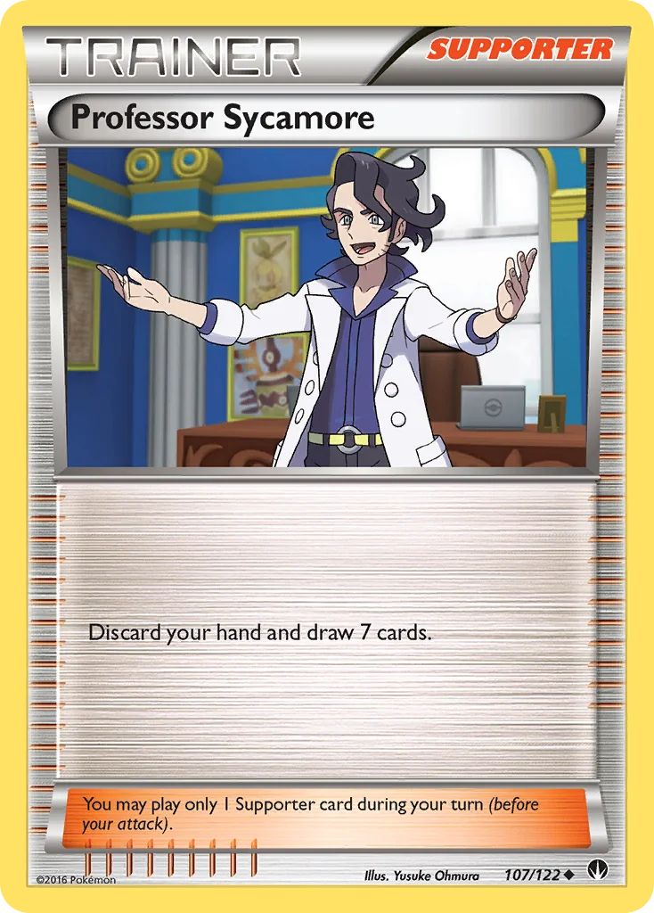 Professor Sycamore Pokemon card