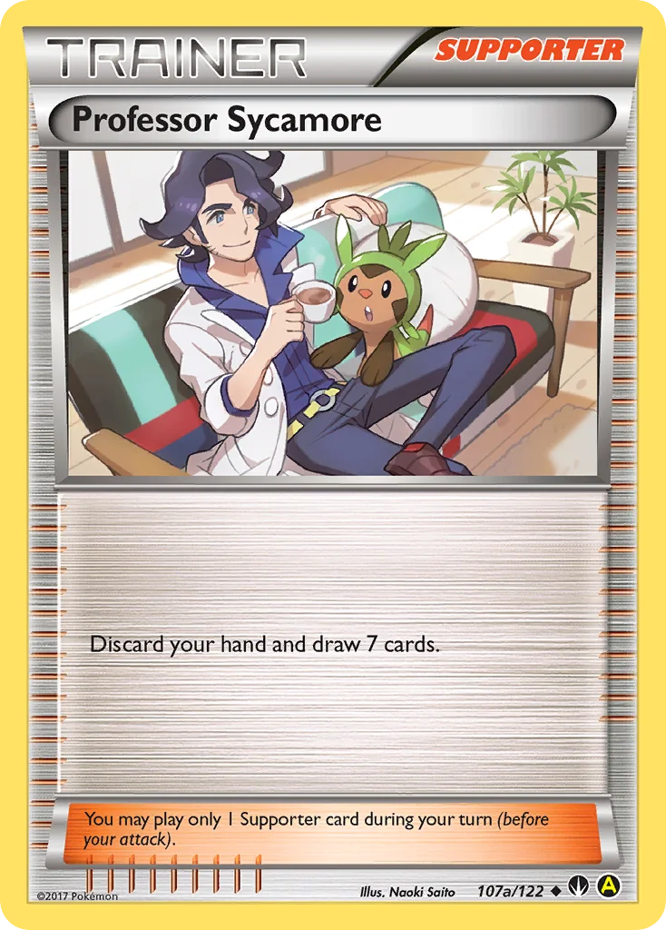Professor Sycamore Pokemon card