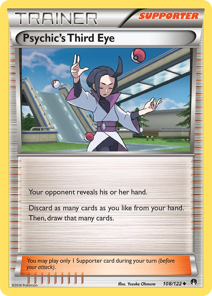 Psychic's Third Eye Pokemon card