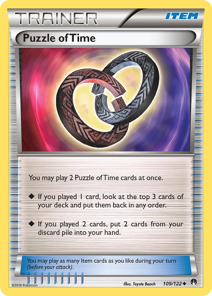 Puzzle of Time Pokemon card