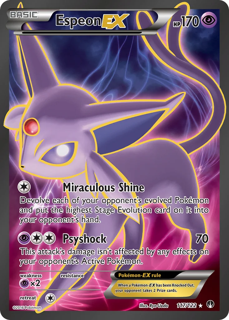 Espeon-EX Pokemon card