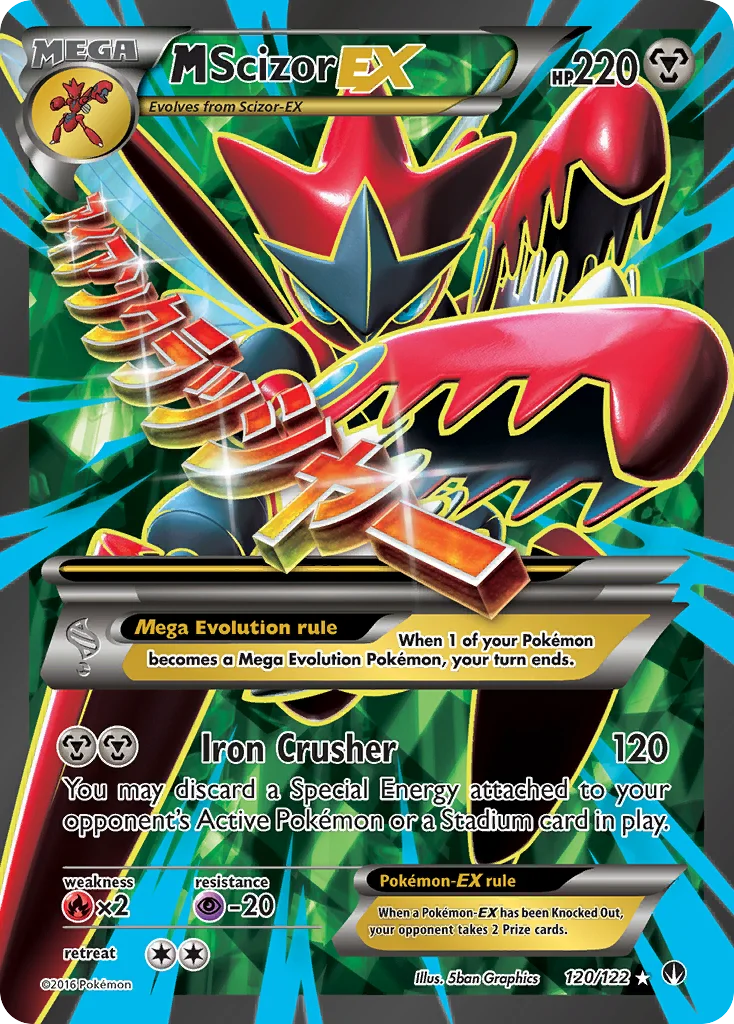 M Scizor-EX Pokemon card