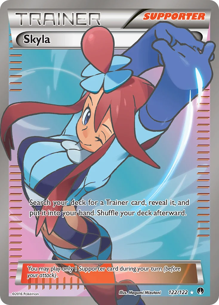 Skyla Pokemon card