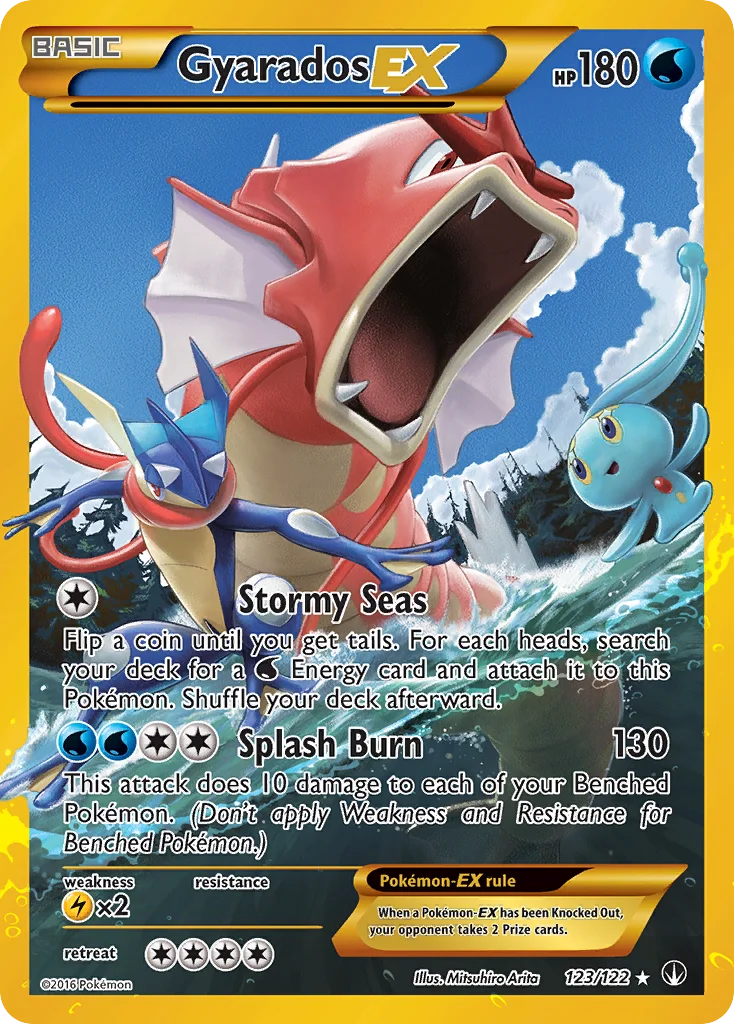 Gyarados-EX Pokemon card