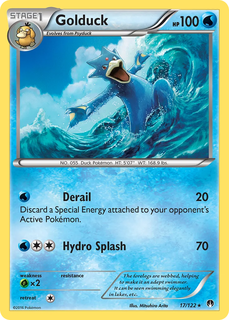 Golduck Pokemon card