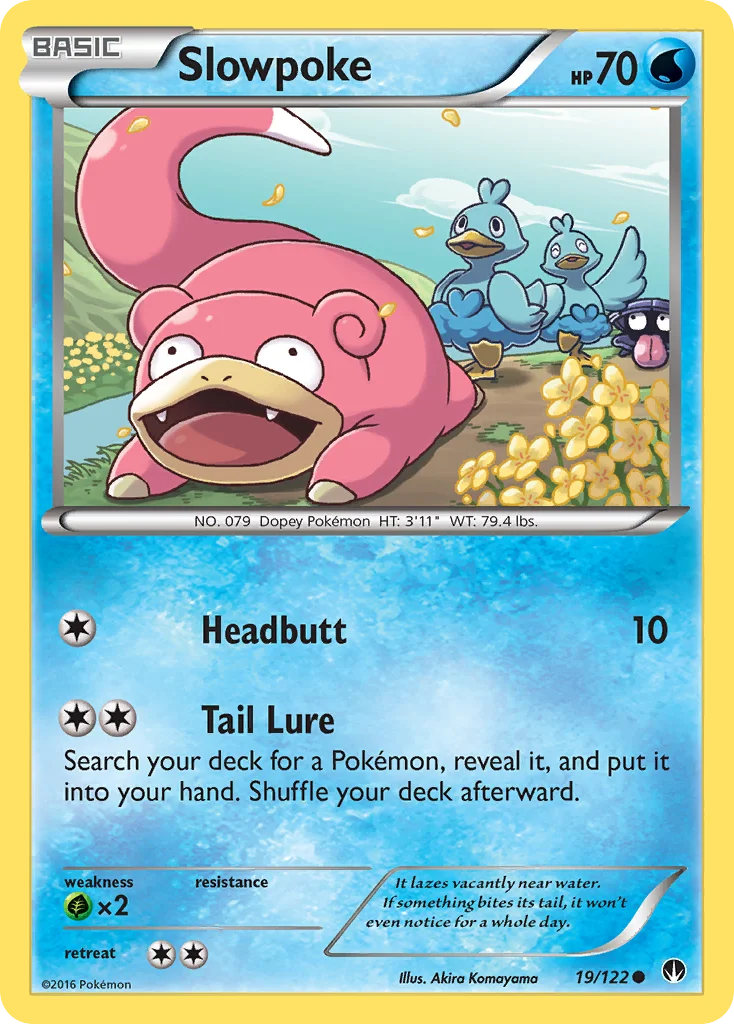 Slowpoke Pokemon card
