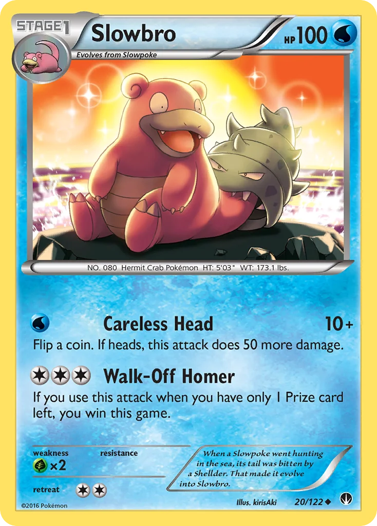 Slowbro Pokemon card