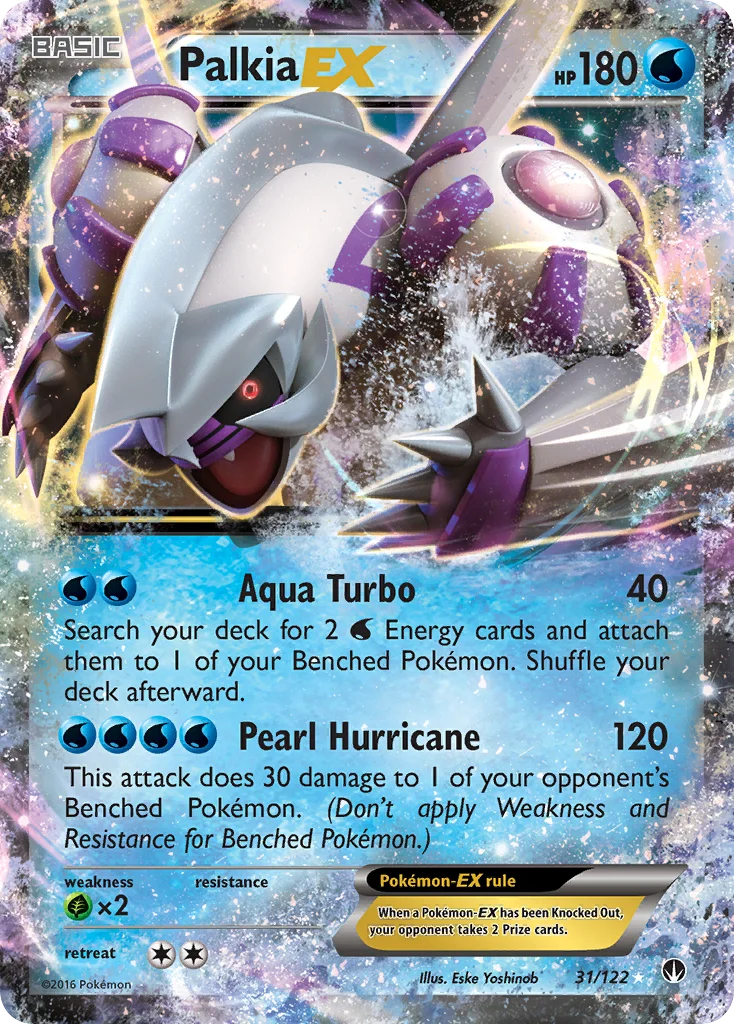 Palkia-EX Pokemon card