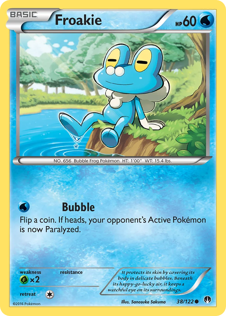 Froakie Pokemon card