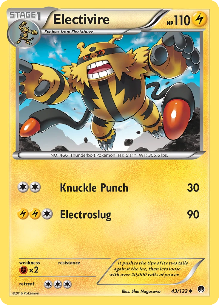 Electivire Pokemon card
