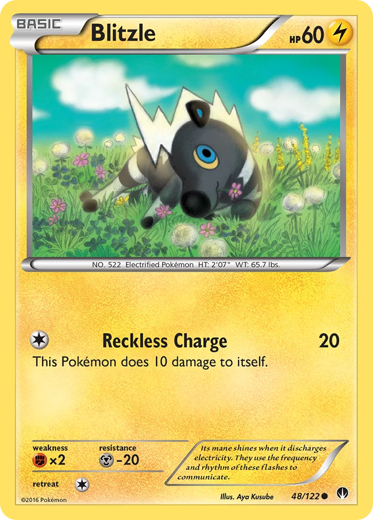 Blitzle Pokemon card