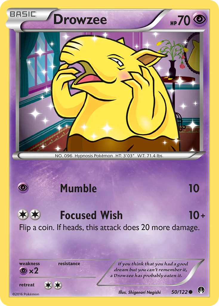 Drowzee Pokemon card