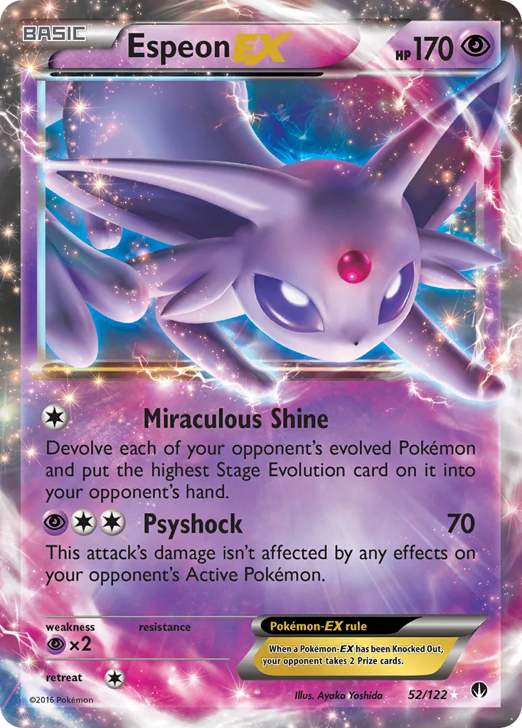 Espeon-EX Pokemon card