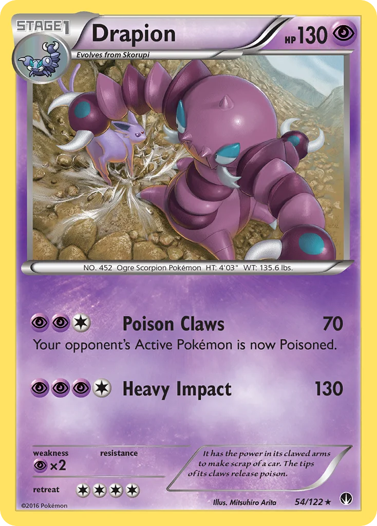 Drapion Pokemon card
